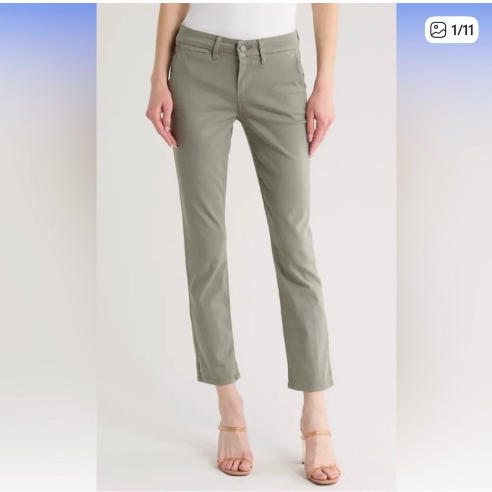 PAIGE Women's Rianne Jeans Seaweed Green Sz 26